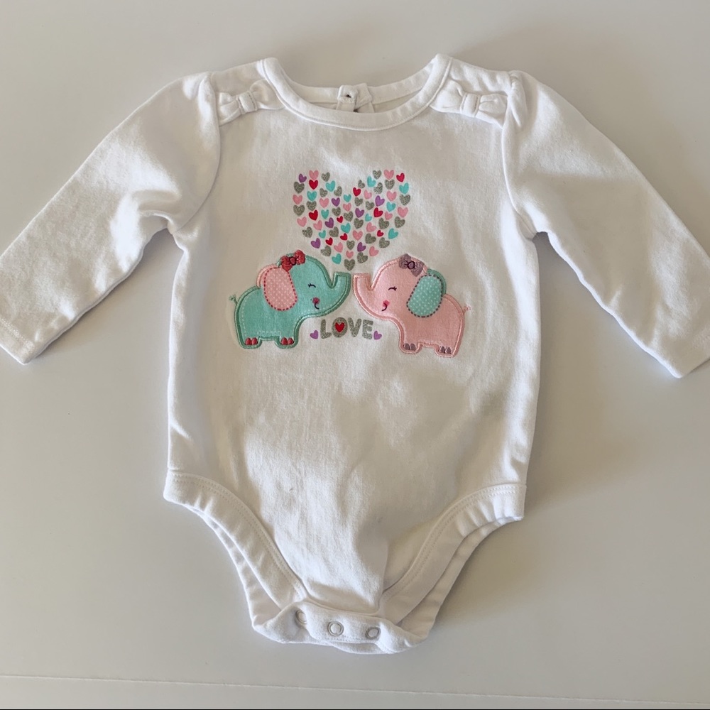 Garanimals Elefant Heart Onesie